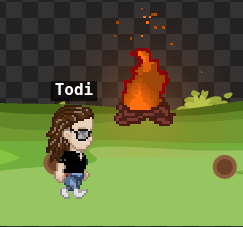 01 · scene preview — character by the bonfire